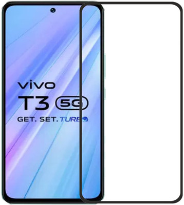 NSTAR Edge To Edge Tempered Glass for Vivo T3 5G(Pack of 1)