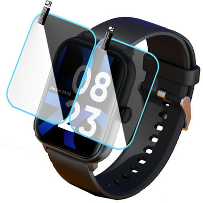 daffin Edge To Edge Tempered Glass for DIZO Watch D2(Pack of 2)