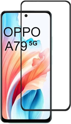COVJ Edge To Edge Tempered Glass for OPPO A79 5G(Pack of 1)