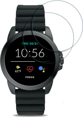 ARBAN Edge To Edge Tempered Glass for fossil Gen 5E 3 cm SMARTWATCH SCREEN GUARD(Pack of 2)