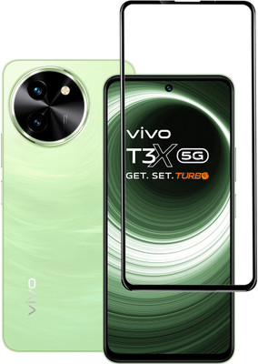 Gorilla Cases Edge To Edge Tempered Glass for vivo T3x 5G, vivo T3x(Pack of 1)