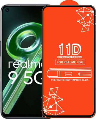 Qyist Edge To Edge Tempered Glass for Realme 9 5G(Pack of 1)