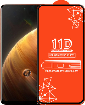 Roxel Edge To Edge Tempered Glass for Infinix Zero 5G 2023(Pack of 1)