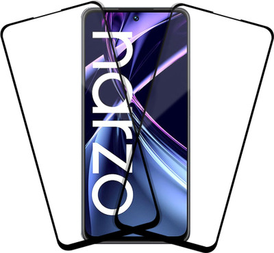 Knotyy Edge To Edge Tempered Glass for realme Narzo N55(Pack of 2)