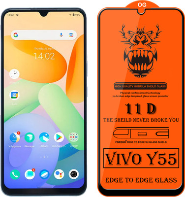Forego Edge To Edge Tempered Glass for VIVO Y55(Pack of 1)