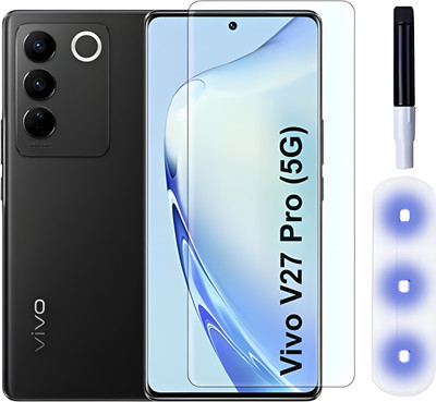 KGEE Edge To Edge Tempered Glass for Vivo V27 Pro(Pack of 1)