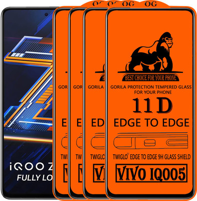 TWIGLO Edge To Edge Tempered Glass for VIVO IQ00Z5(Pack of 4)