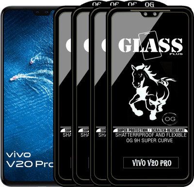 PFOAM Edge To Edge Tempered Glass for VIVO V20 PRO(Pack of 4)