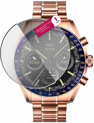 HIDEOUS Edge To Edge Tempered Glass for fire boltt moonwatch(Pack of 1)