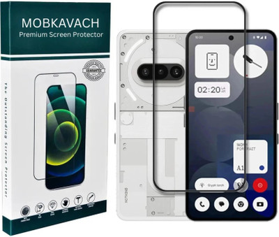 MOBKAVACH Edge To Edge Tempered Glass for Nothing Phone 3A 5G,Nothing Phone 3A,Nothing 3A 5G,(Pack of 1)