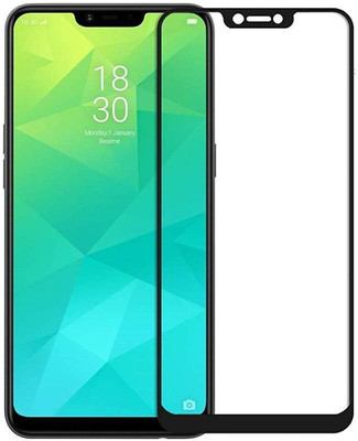 SuperX Edge To Edge Tempered Glass for Oppo A3s(Pack of 2)