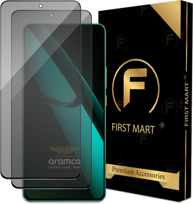 FIRST MART Edge To Edge Tempered Glass for Realme GT 7 5G, Realme GT 7, Realme GT 7T 5G, Privacy Anti Spy Glass(Pack of 2)