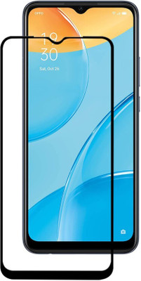 DMJHP Edge To Edge Tempered Glass for Oppo A15(Pack of 1)