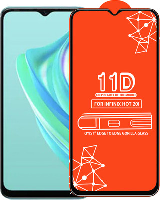 Qyist Edge To Edge Tempered Glass for Infinix Hot 20I(Pack of 1)