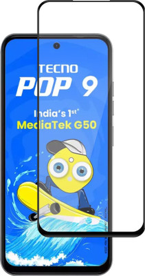 SRT Edge To Edge Tempered Glass for Tecno Pop 9 4G(Pack of 1)