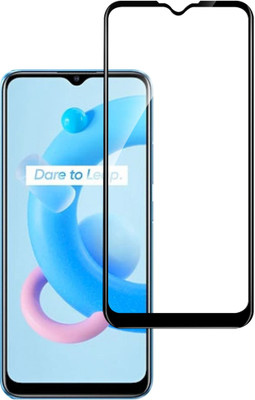 GLOBAL NOMAD Edge To Edge Tempered Glass for realme C20, realme Narzo 50i(Pack of 1)