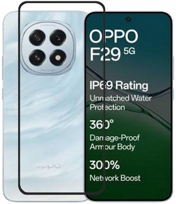 AKSHUD Edge To Edge Tempered Glass for OPPO F29 5G(Pack of 1)