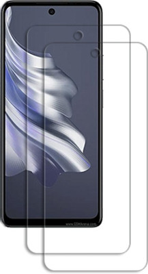ARBAN Edge To Edge Tempered Glass for Tecno Spark 20 Pro TEMPERED GUARD FRONTP2(Pack of 2)