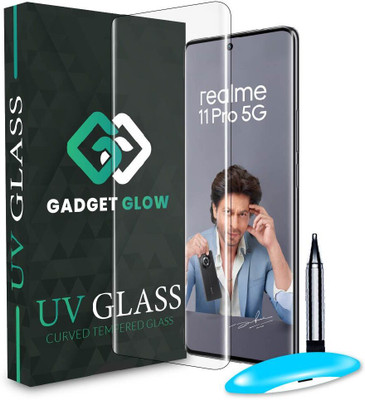 Gadget Glow Edge To Edge Tempered Glass for Realme 11 Pro 5G, Realme 11 Pro, Realme 11 Pro Plus 5G, Realme 11 Pro+, Realme 11 Pro + 5G, UV Glue Screenguard(Pack of 1)