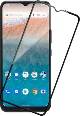 HUPSHY Edge To Edge Tempered Glass for Nokia C21 Plus(Pack of 1)