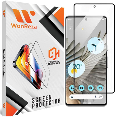 WonReza Edge To Edge Tempered Glass for Google Pixel 8, Pixel 8(Pack of 1)