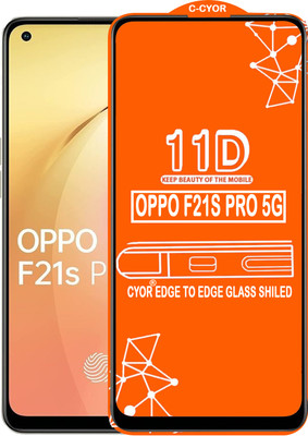 CYOR Edge To Edge Tempered Glass for OPPO F21S PRO 5G(Pack of 1)