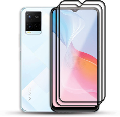 PROACCS Edge To Edge Tempered Glass for VIVO Y21E(Pack of 2)