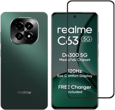 AKSHUD Tempered Glass Guard for realme C63 5G(Pack of 1)