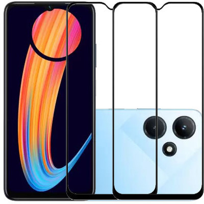 ECMERED Edge To Edge Tempered Glass for Infinix Hot 30i, Infinix HOT 30i(Pack of 2)