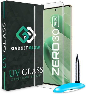 Gadget Glow Edge To Edge Tempered Glass for Infinix ZERO 30 5G, Infinix ZERO 30, ZERO 30 5G, UV Curved Screen Protector with Easy Installation Kit(Pack of 1)