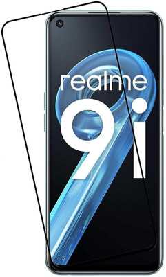 EITANSHA CREATION Edge To Edge Tempered Glass for realme 9i 4G, Realme 9i(Pack of 1)