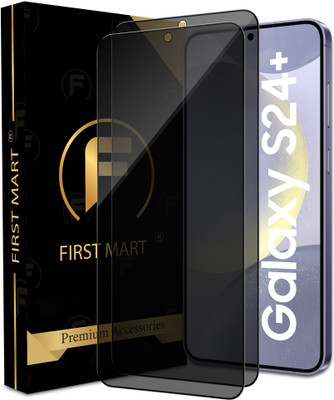 FIRST MART Edge To Edge Tempered Glass for Samsung Galaxy S24 Plus 5G, Samsung S24 Plus 5G, Samsung S24 Plus, Privacy Anti Spy Glass(Pack of 2)