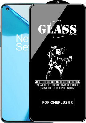 Qyist Edge To Edge Tempered Glass for ONEPLUS 9R(Pack of 1)