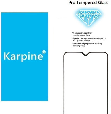 Karpine Edge To Edge Tempered Glass for Vivo Y90(Pack of 1)