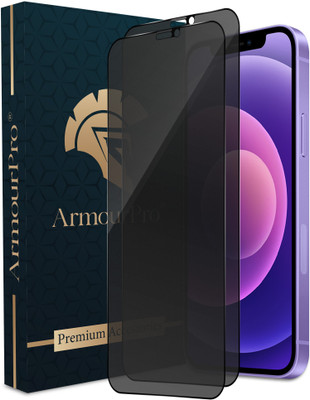 ArmourPro Edge To Edge Tempered Glass for iPhone 12 Mini, Apple iPhone 12 Mini(Pack of 2)