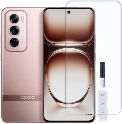 LIKEDESIGN Edge To Edge Tempered Glass for OPPO Reno 12 PRO 5G(Pack of 1)