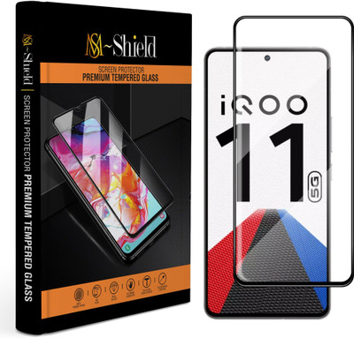 MS-Shield Edge To Edge Tempered Glass for iQOO 11 5G(Pack of 1)