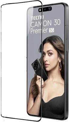 FwellT Edge To Edge Tempered Glass for Tecno Camon 30 Premier 5G(Pack of 1)