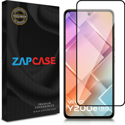 Zapcase Edge To Edge Tempered Glass for Vivo Y200e 5G(Pack of 1)