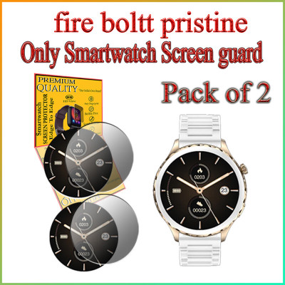 daffin Edge To Edge Tempered Glass for Fire-Boltt Pristine(Pack of 2)