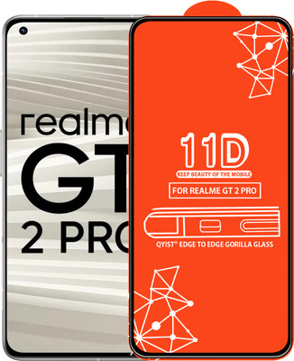 Qyist Edge To Edge Tempered Glass for Realme Gt 2 Pro(Pack of 1)