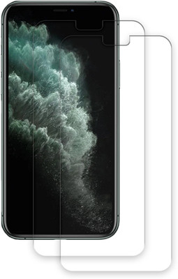 SOMTONE Edge To Edge Tempered Glass for Apple iPhone 11 Pro TEMPERED GUARD FRONTP2(Pack of 2)