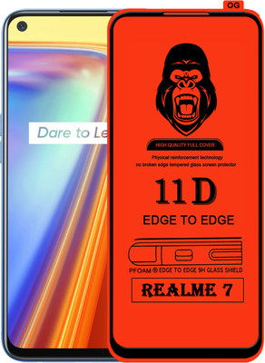 Rofix star Edge To Edge Tempered Glass for REALME 7(Pack of 1)