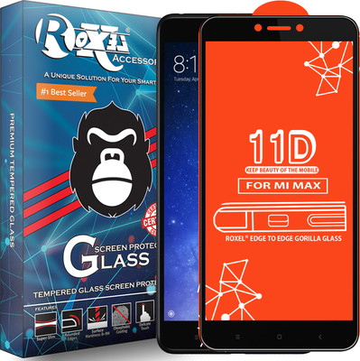 Roxel Edge To Edge Tempered Glass for Mi Max(Pack of 1)