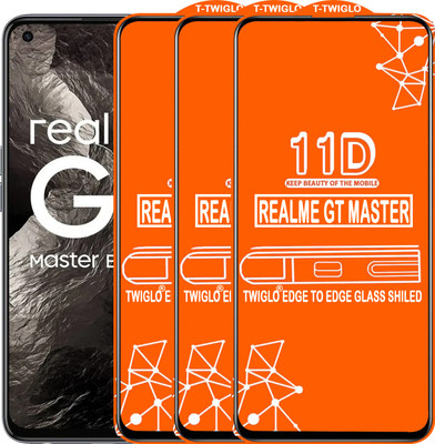TWIGLO Edge To Edge Tempered Glass for REALME GT MASTER(Pack of 3)