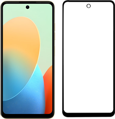 Knotyy Edge To Edge Tempered Glass for Tecno Spark 20C(Pack of 1)