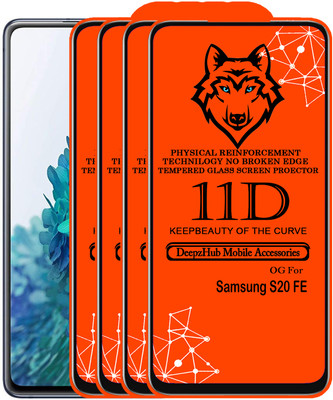 DeepzHub Edge To Edge Tempered Glass for Samsung S20 FE(Pack of 4)