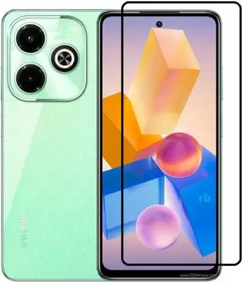 GDBUY Edge To Edge Tempered Glass for Infinix HOT 40i(Pack of 1)