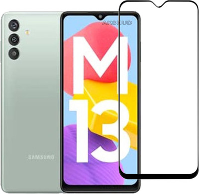 AKSHUD Edge To Edge Tempered Glass for SAMSUNG Galaxy A13 4G(Pack of 1)