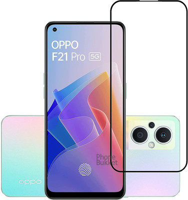 NIMMIKA ENTERPRISES Edge To Edge Tempered Glass for Oppo F21 Pro 5G D+ Tempered Glass(Pack of 1)